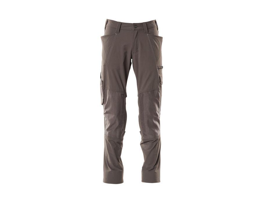 Pantaloni con tasche porta-ginocchiere ACCELERATE antracite scuro