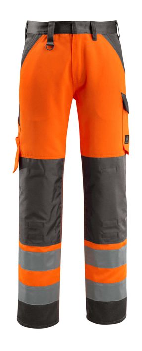 Pantaloni con tasche porta-ginocchiere SAFE LIGHT hi-vis arancio/antracite scuro