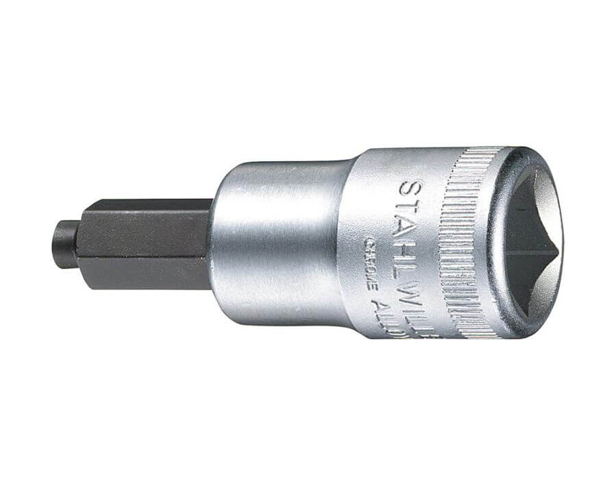 Schraubendreher-Einsatz 1/2" für Innensechskantschrauben mit Bohrung