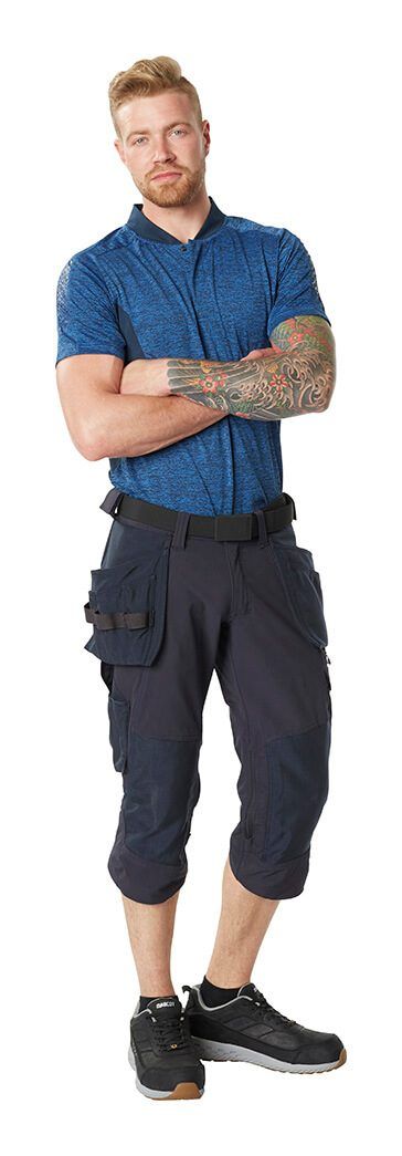 ¾ Pantaloni con tasche esterne ACCELERATE blu navy scuro