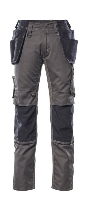 Pantaloni con tasche esterne UNIQUE antracite scuro/nero