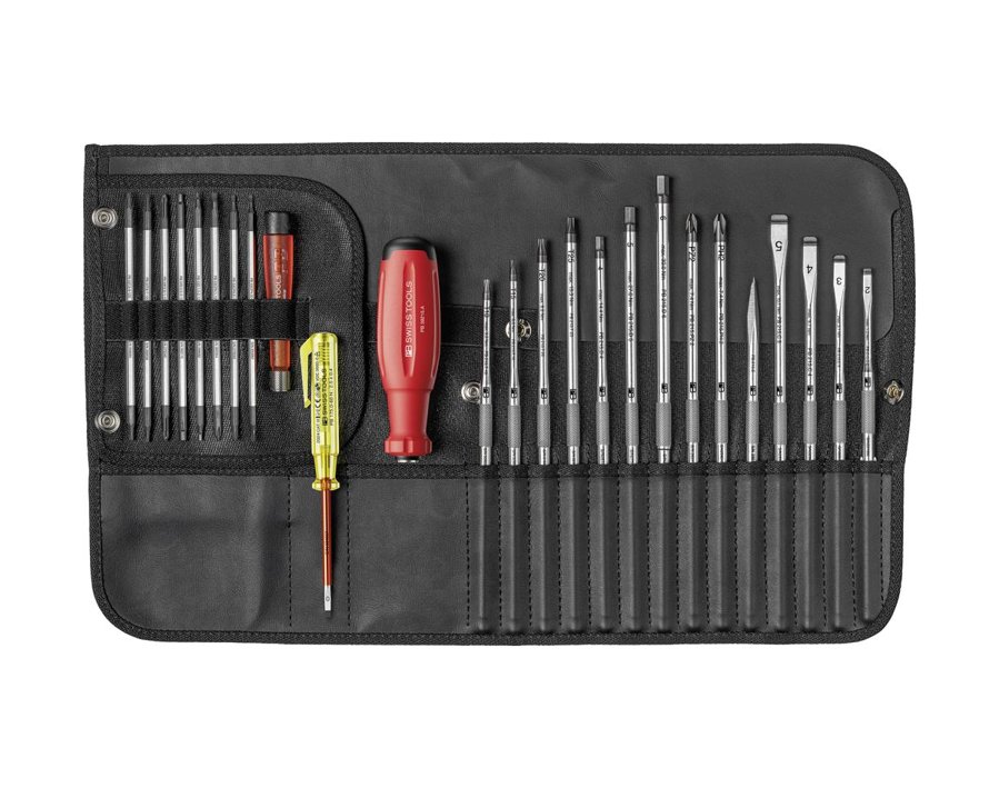 Wechselklingen-Satz 25-teilig, mit 2-Komponenten-Griff