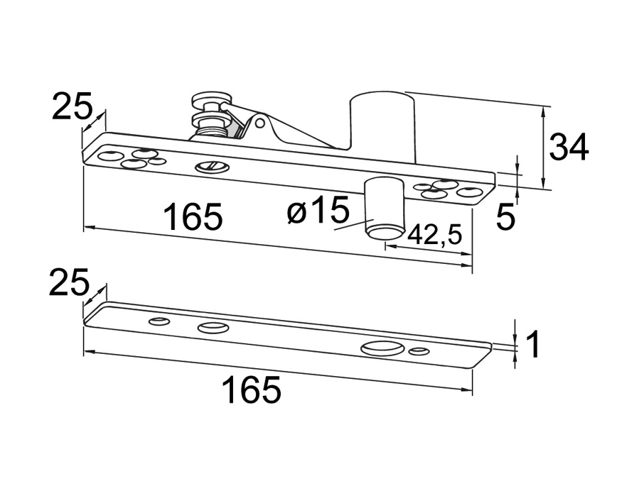 Perno superiore PT 21 Universal 