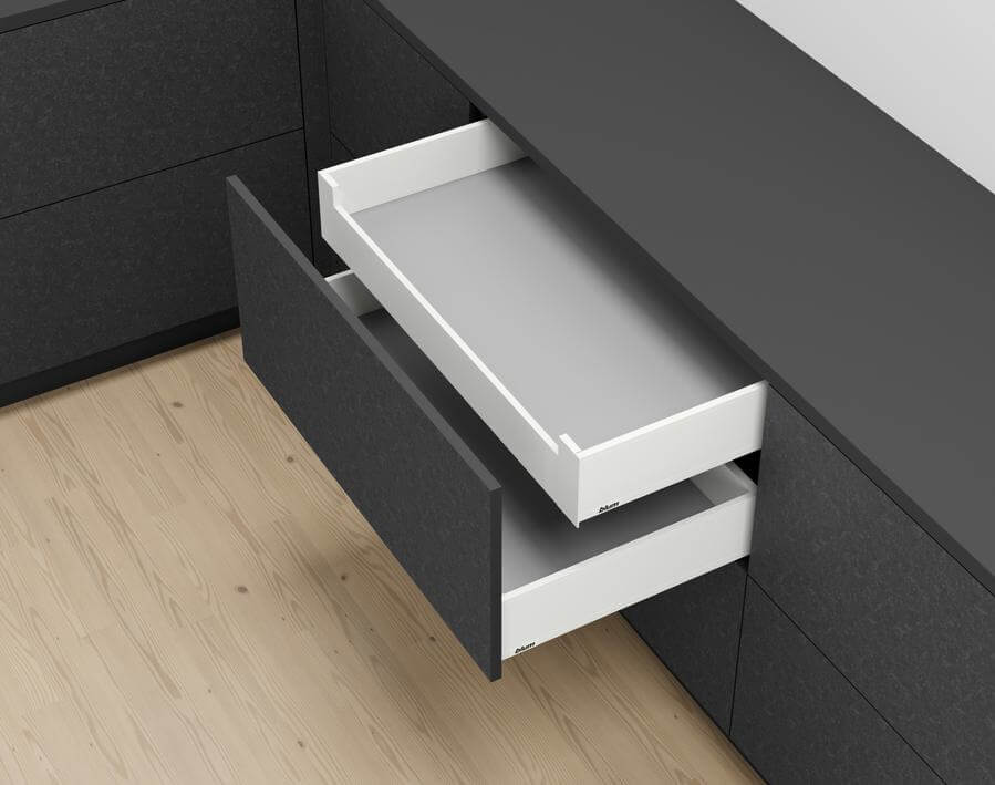 Legrabox - Cassetto interno - altezza K - bianco seta opaco 
