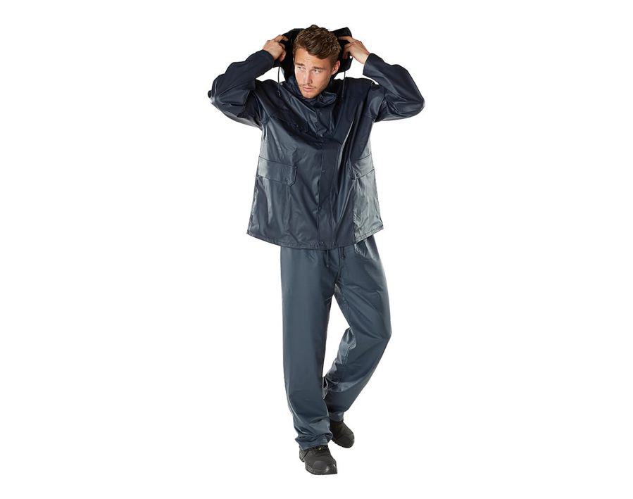 Pantaloni antipioggia AQUA blu navy