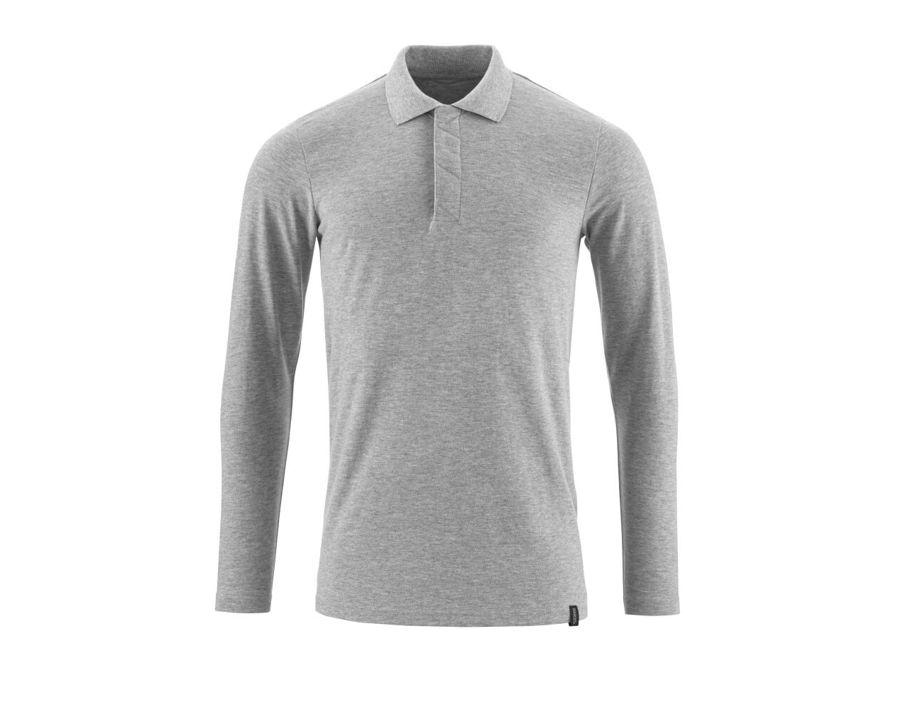 Polo, a maniche lunghe CROSSOVER grigio melange