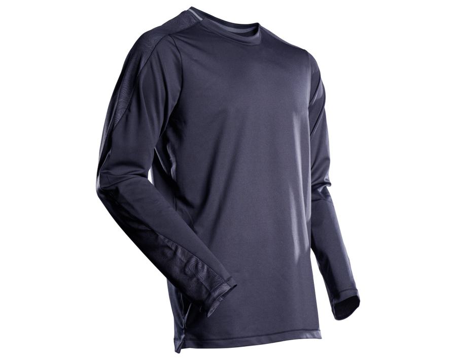 Maglietta, a maniche lunghe CUSTOMIZED blu navy scuro