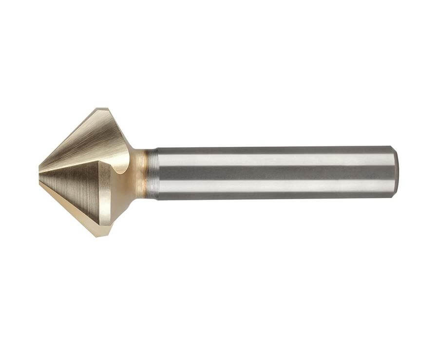 Kegel- und Entgratsenker mit ungleicher Teilung, 90°