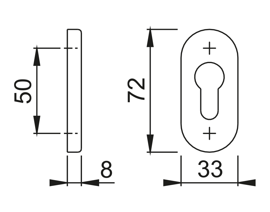 Bocchetta stretta interna coprivite E55S