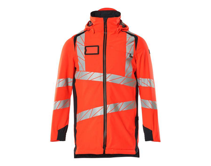 Parka ACCELERATE SAFE hi-vis rosso/blu navy scuro