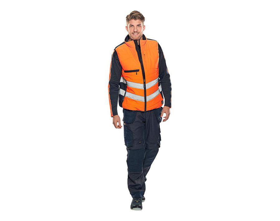 Gilet antifreddo SAFE SUPREME hi-vis rosso/antracite scuro