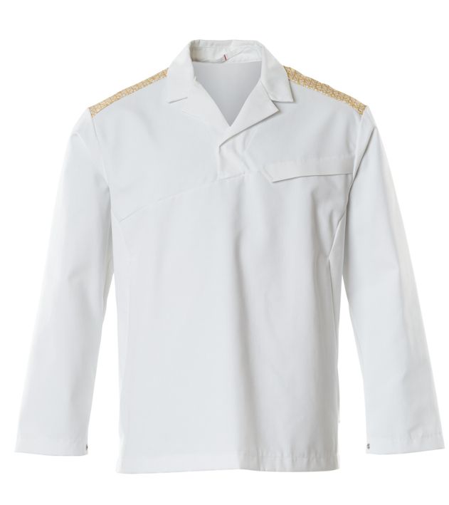Casacca FOOD & CARE bianco/giallo Curry