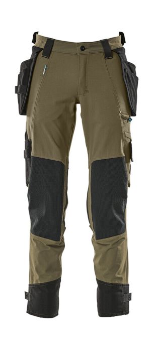 Pantaloni con tasche esterne ADVANCED verde muschio