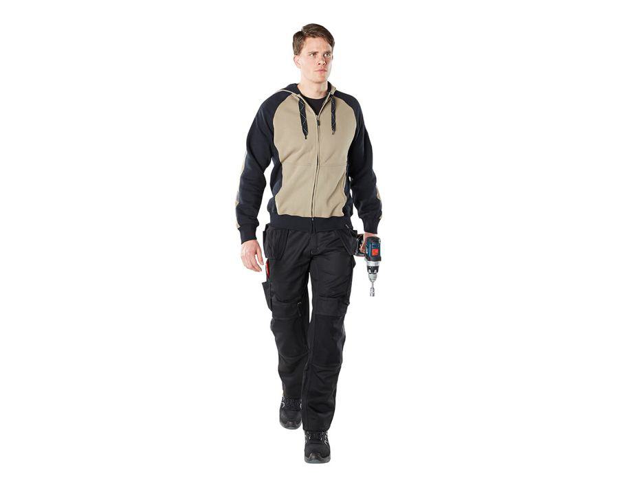 Pantaloni con tasche esterne UNIQUE nero