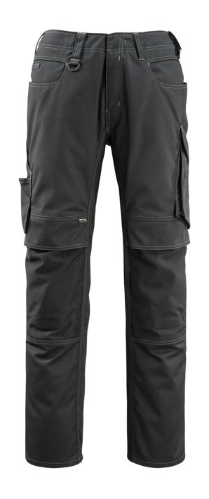 Pantaloni con tasche porta-ginocchiere UNIQUE nero