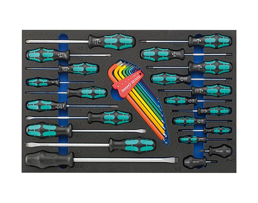 Werkzeugmodul Schraubendreher, 28-teilig, Modul 3/3