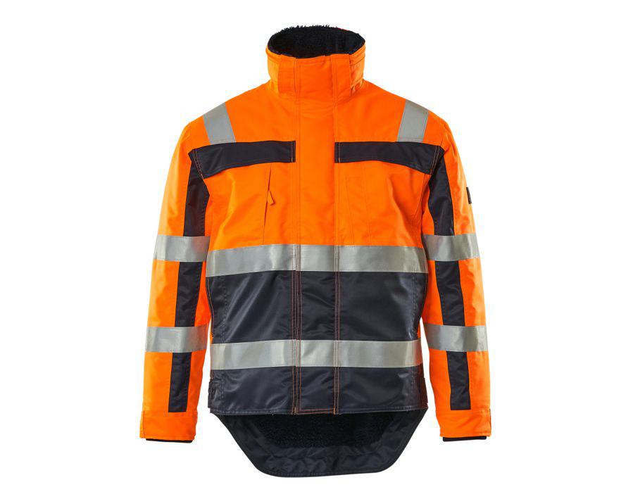 Giacca antifreddo SAFE COMPETE hi-vis arancio/blu navy