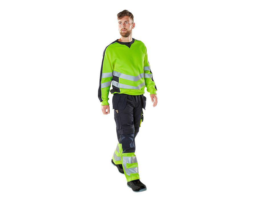 Felpa SAFE SUPREME hi-vis arancio/antracite scuro