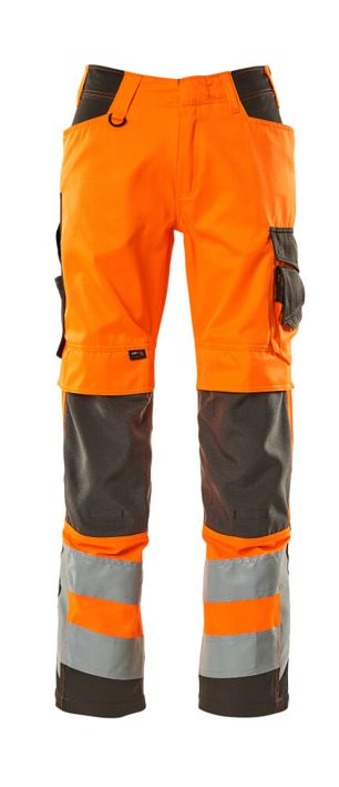 Pantaloni con tasche porta-ginocchiere SAFE SUPREME hi-vis arancio/antracite scuro