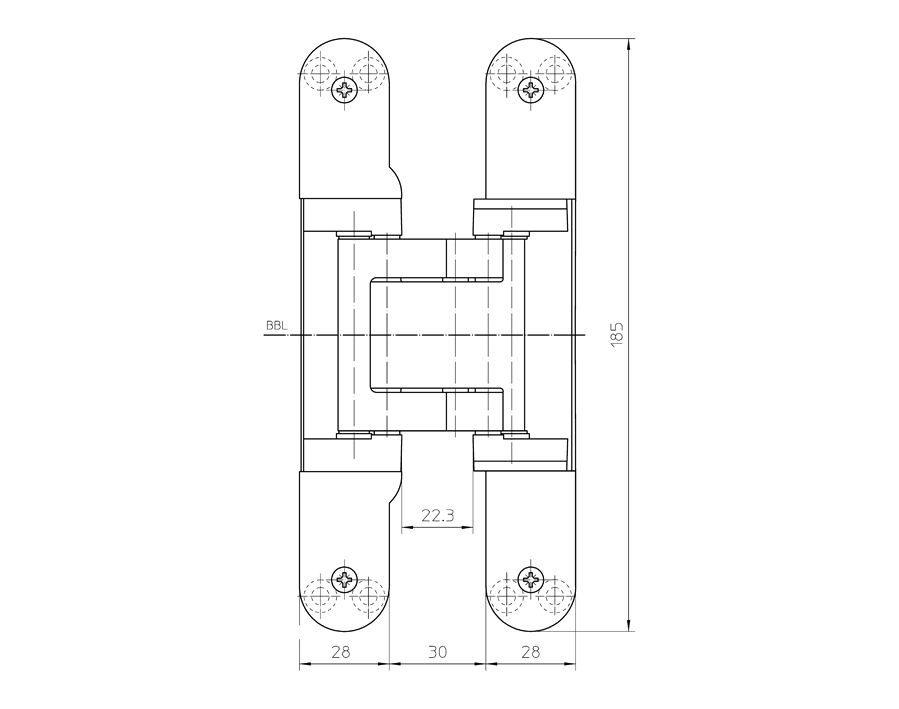 Cerniera TECTUS FVZ TE 541 3D FVZ