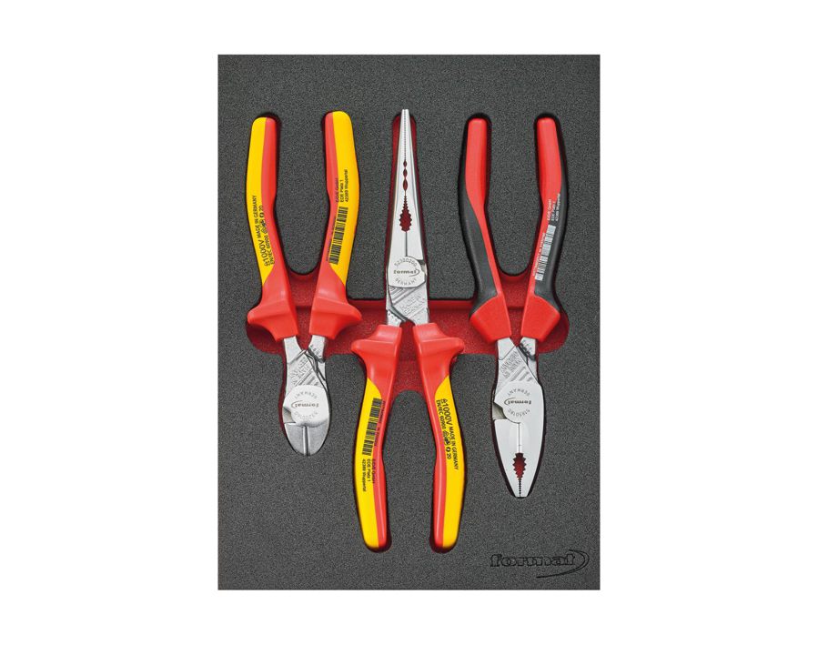 Werkzeugmodul Zangen, 3-teilig, Modul 2/9