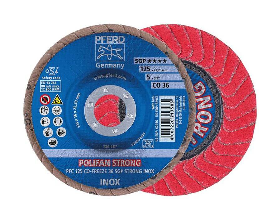POLIFAN-Fächerschleifscheibe, Keramikkorn STRONG