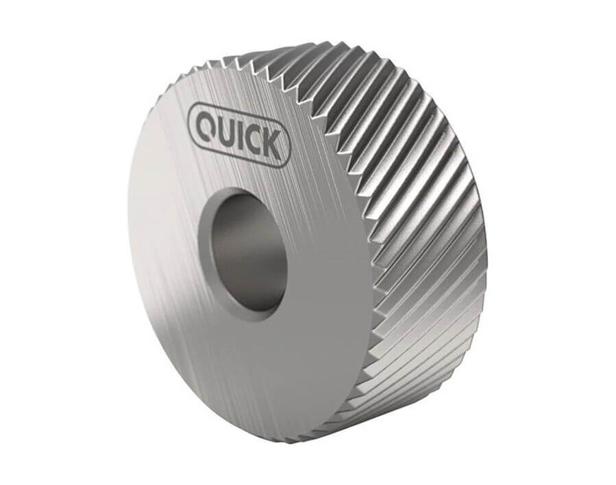 Rändelrad, Form BL Spirale links (30°)