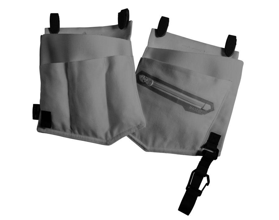 Tasche esterne, imbianchino CUSTOMIZED grigio pietra