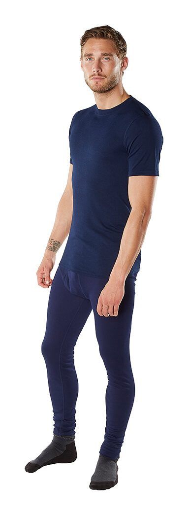 Sottomaglia tecnica, a maniche corte CROSSOVER blu navy
