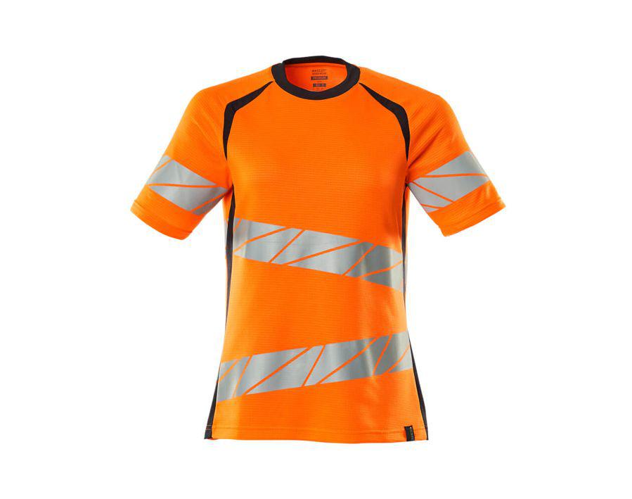 Maglietta ACCELERATE SAFE hi-vis arancio/blu navy scuro