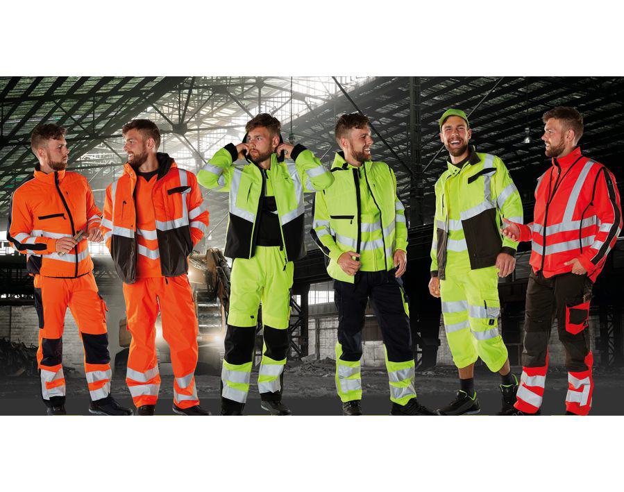Gilet ad alta visibilità SAFE SUPREME hi-vis rosso