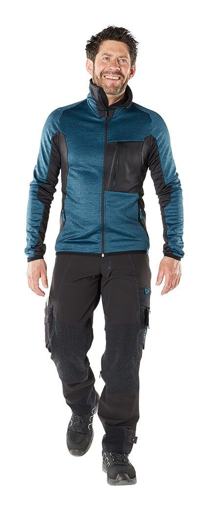 Pantaloni con tasche porta-ginocchiere ADVANCED bianco