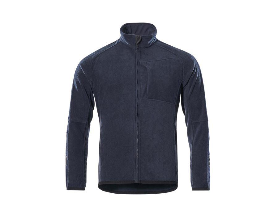 Giacca in pile UNIQUE blu navy scuro