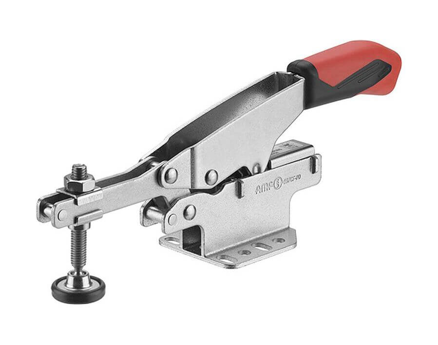 Waagrechtspanner mit variabler Spannhöhe und waagrechtem Fuß