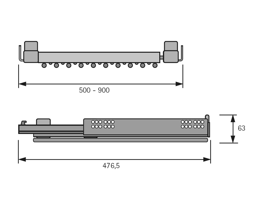 Portapantaloni estraibile Amari 