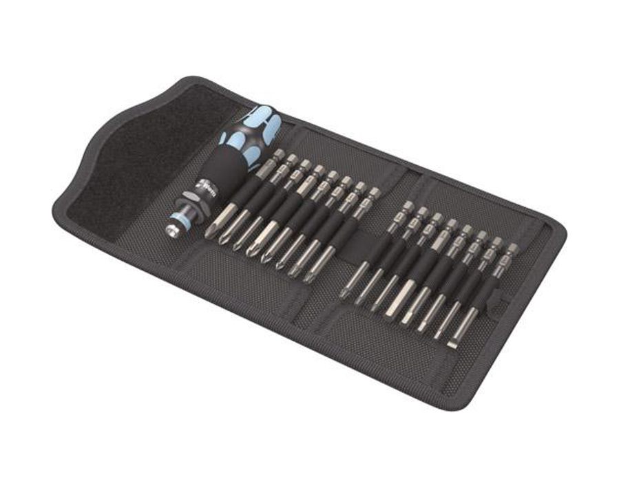 Bit-Sortiment Kraftform Kompakt 60 Stainless in Falttasche