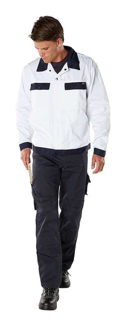Pantaloni con tasche porta-ginocchiere WORKWEAR bianco