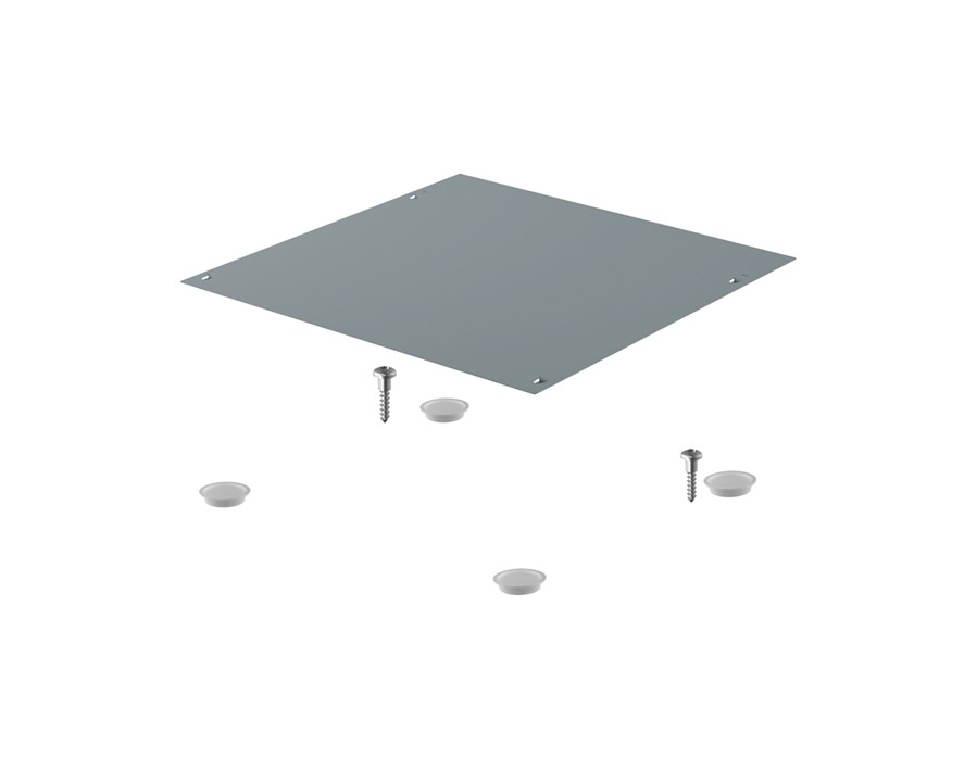 Coperchio per SmarTray in acciaio 75 mm con carenatura