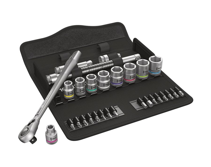 Sechskant-Steckschlüssel-Garnitur 3/8" Zyklop Metal switch