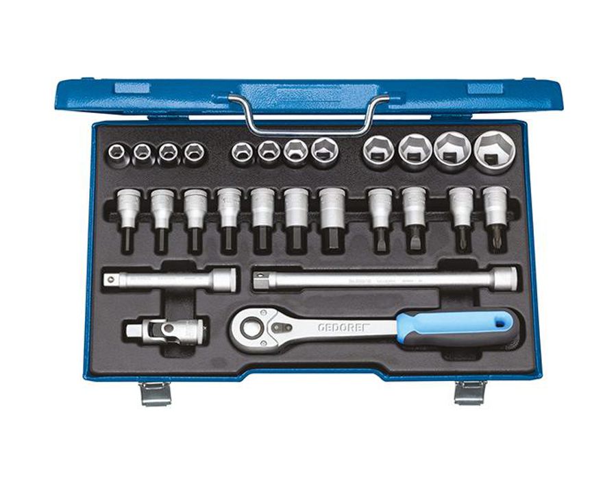 Sechskant-Steckschlüssel-Garnitur 1/2"