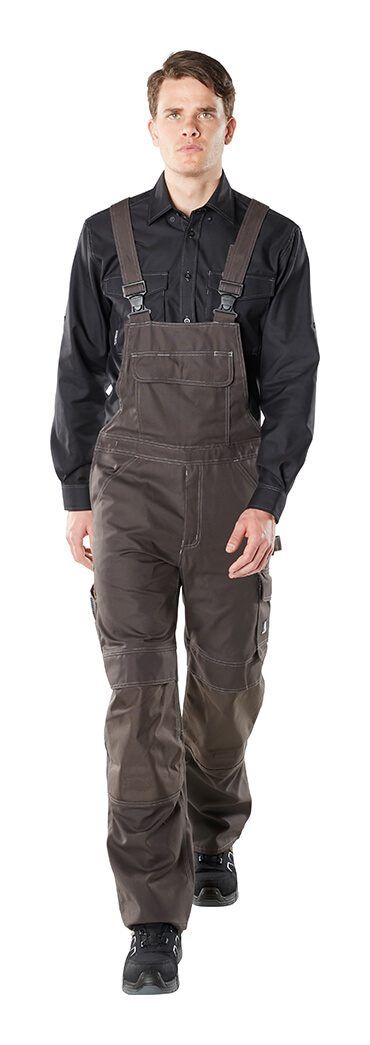 Salopette con tasche porta-ginocchiere INDUSTRY nero