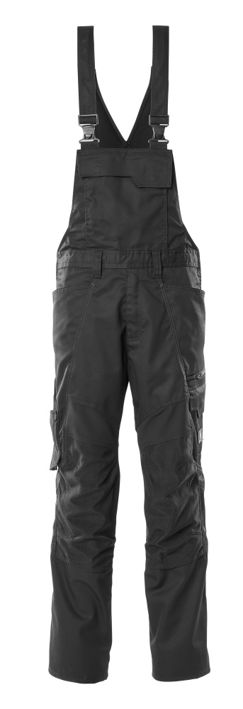 Salopette con tasche porta-ginocchiere ACCELERATE nero