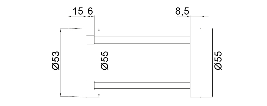 Bocchetta di sicurezza con copricilindro