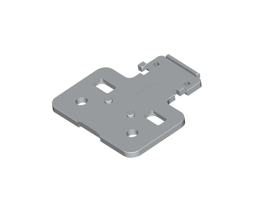 Adattatore piano per basette a croce