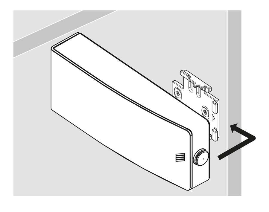 Push to open Silent da avvitare