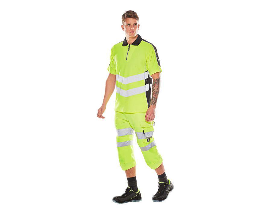 Polo SAFE SUPREME hi-vis giallo/antracite scuro