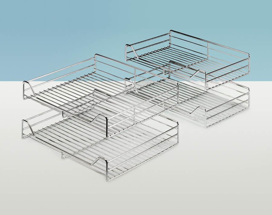 Cestelli estraibili per cucina, colonne e dispense - Ferramenta Spanò