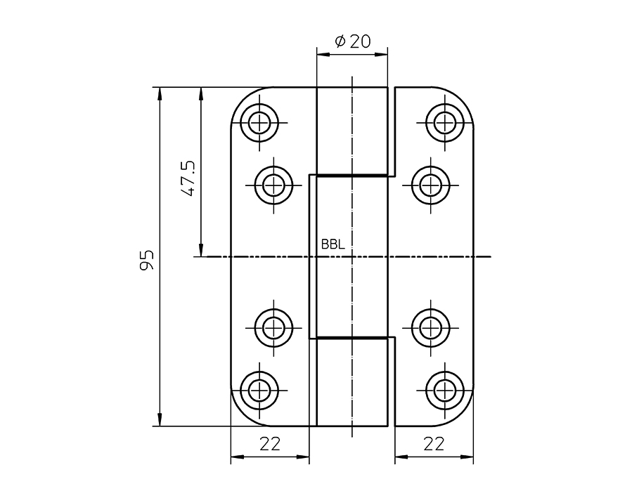 Cerniera VARIANT VN 2828/100