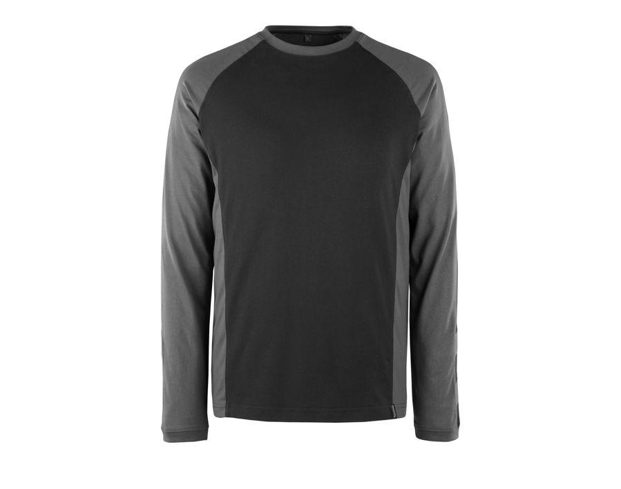 Maglietta, a maniche lunghe UNIQUE nero/antracite scuro