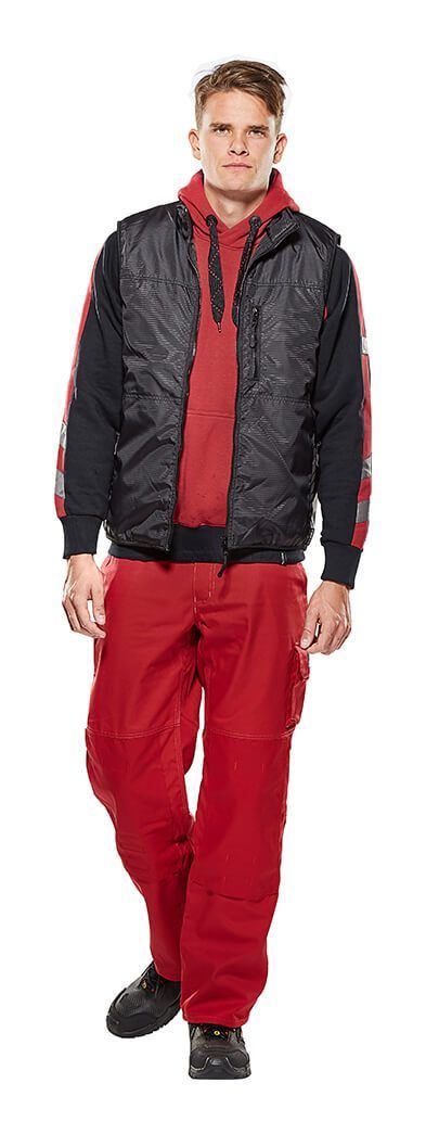 Pantaloni con tasche porta-ginocchiere INDUSTRY nero